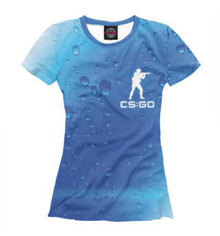 Женская футболка CS:GO - Капли