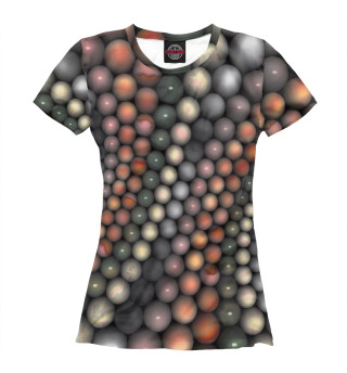 Женская футболка Круговая абстракция