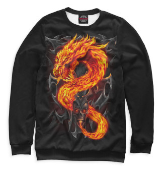 Свитшот для девочек Огненный дракон