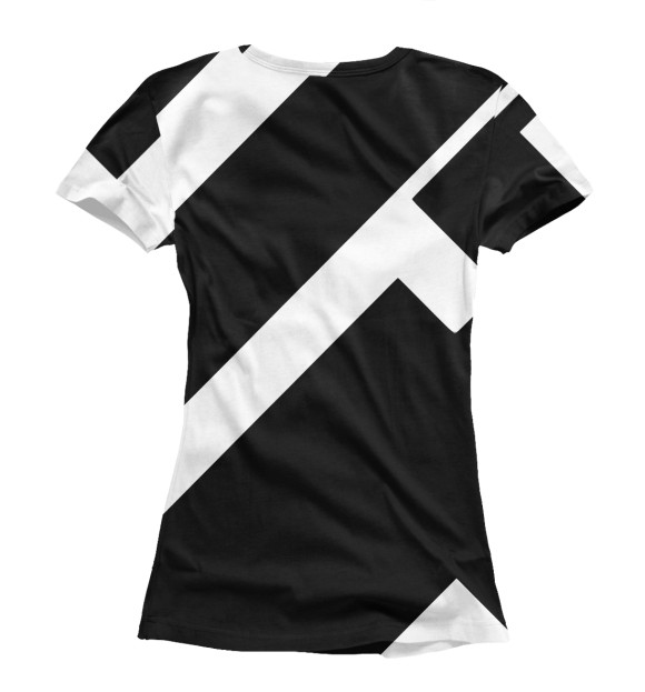 Женская футболка с изображением Геометрия цвета Белый