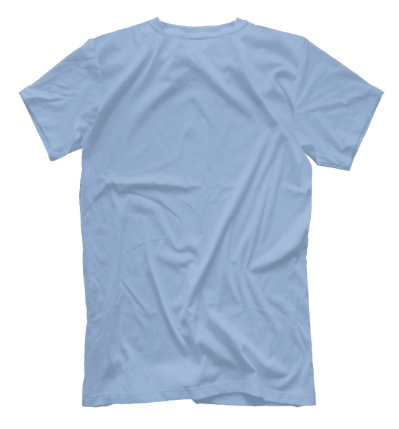 Мужская футболка с изображением Легкость цвета Белый
