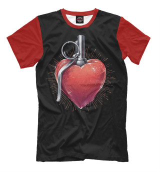 Мужская футболка Осколочное сердце