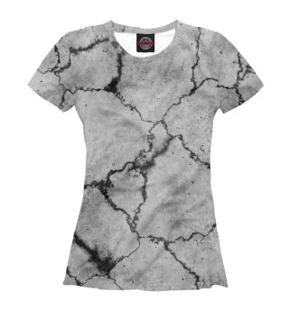 Женская футболка Gray Texture