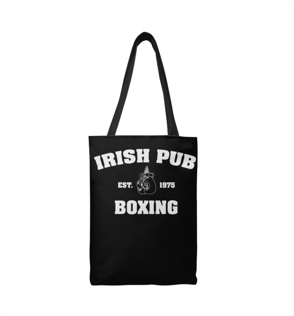 Сумка-шоппер с изображением Irish Pub Boxing цвета 