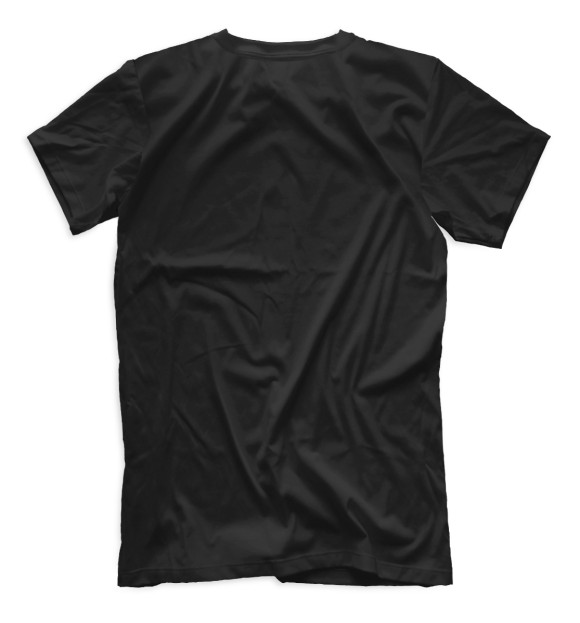 Мужская футболка с изображением Лимон цвета Черный