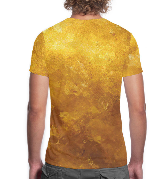 Мужская футболка с изображением Вадим — самый золотой цвета Белый