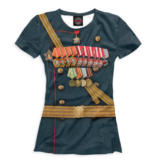 Женская футболка Парадный мундир маршала СССР