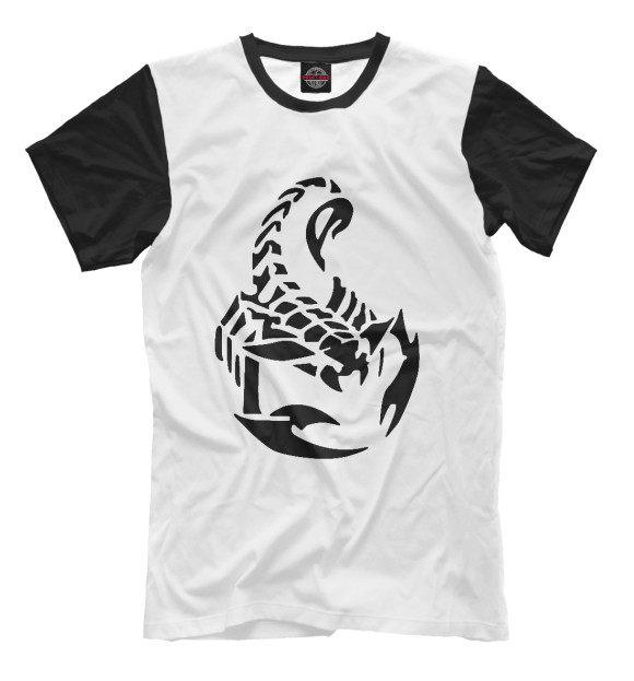 Мужская футболка с изображением Scorpions цвета Молочно-белый