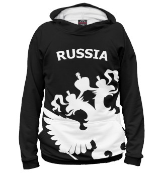Женское худи Russia Black&White Collection