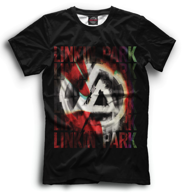 Футболка для мальчиков с изображением Linkin Park цвета Черный