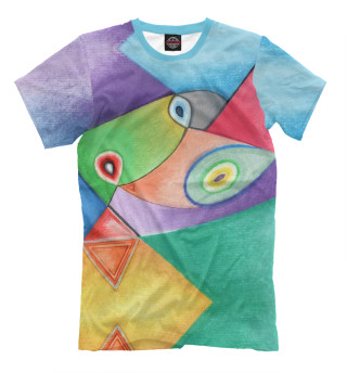 Мужская футболка Разноцветные сны