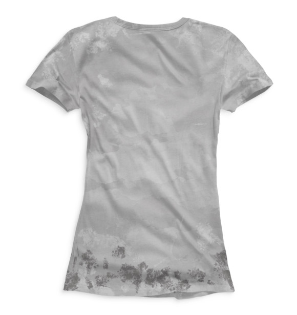 Женская футболка с изображением Стиг цвета Белый