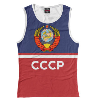 Женская майка СССР герб