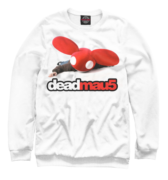 Свитшот для мальчиков с изображением Deadmau5 цвета Белый