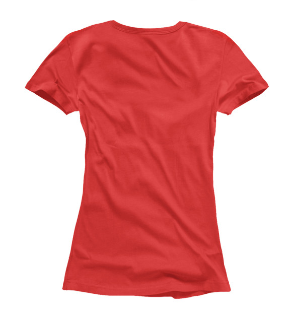 Женская футболка с изображением Ленин СССР цвета Белый