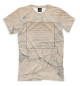 Мужская футболка Старинная карта Аляски