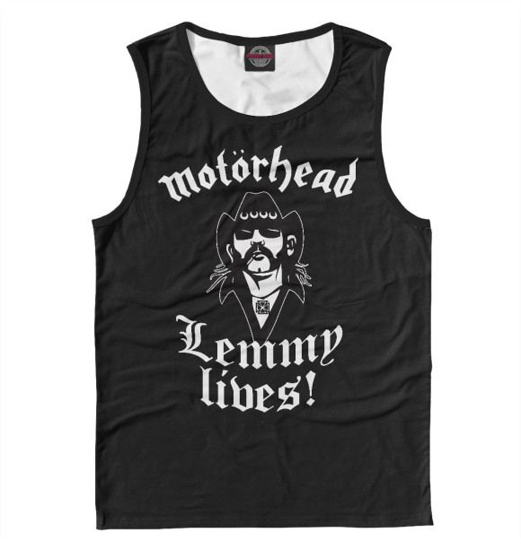 Майка для мальчика с изображением Motorhead. Lemmy Lives. цвета Белый