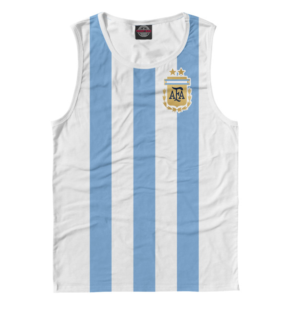 Майка для мальчика с изображением Аргентина цвета Белый