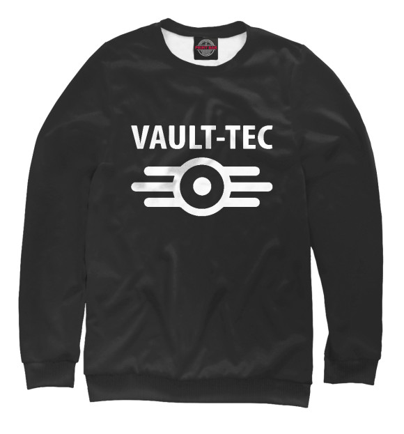 Мужской свитшот с изображением Vault-Tec цвета Белый