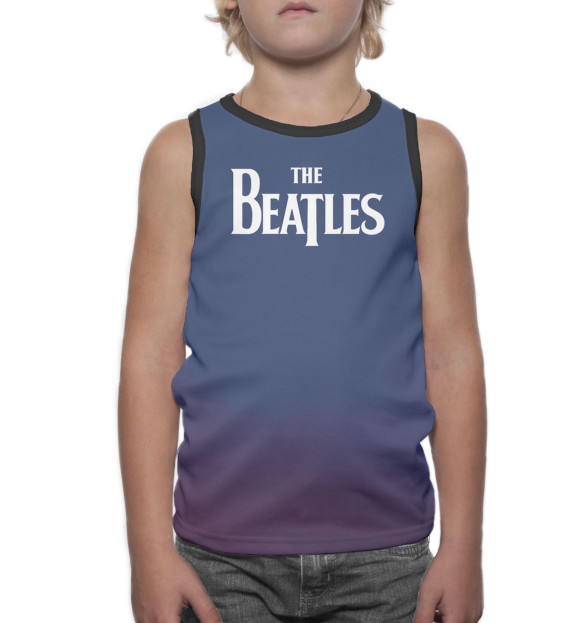 Майка для мальчика с изображением The Beatles цвета Белый