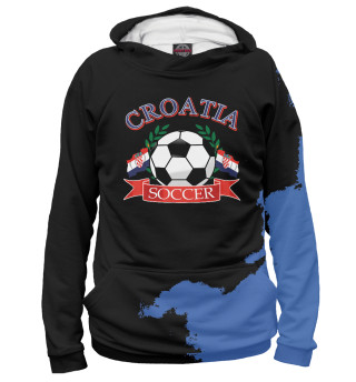 Мужское худи Croatia soccer ball