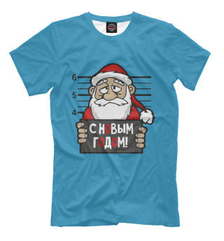 Мужская футболка Дед мороз