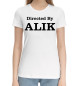 Женская хлопковая футболка Directed By Alik