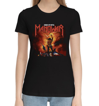 Хлопковая футболка для девочек Manowar