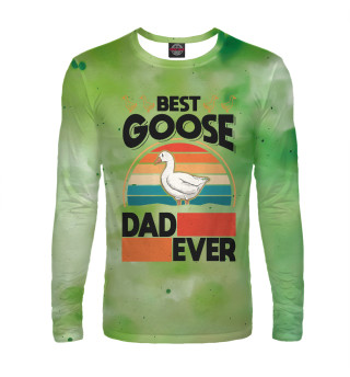Лонгслив для мальчика Best Goose Dad Ever