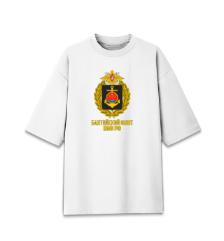 Женская футболка оверсайз Военно Морской Флот