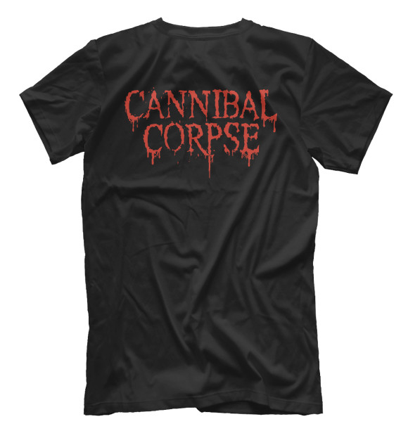 Мужская футболка с изображением Cannibal Corpse цвета Белый
