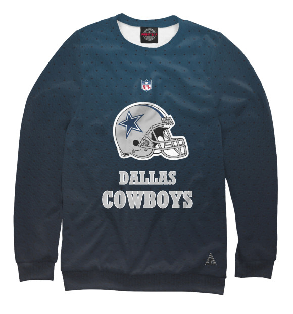 Свитшот для девочек с изображением Dallas Cowboys цвета Белый