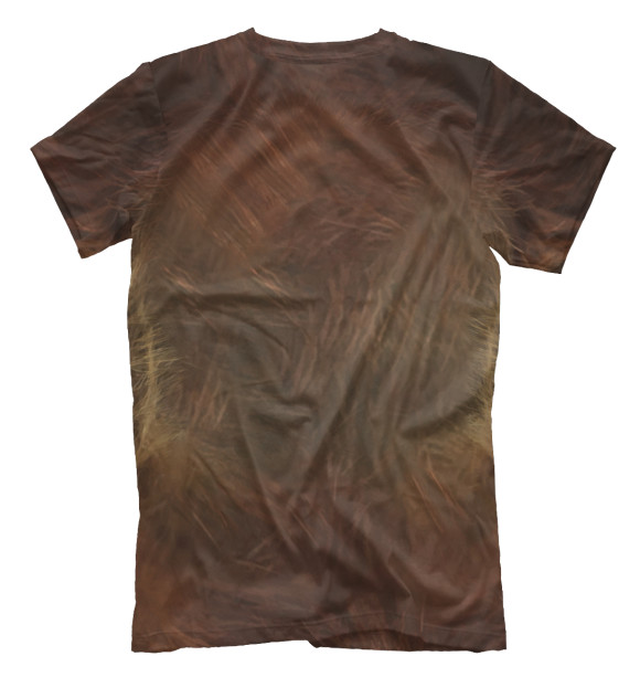 Мужская футболка с изображением Орангутанг BigFace цвета Р‘РµР»С‹Р№