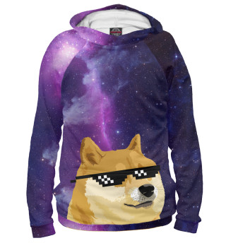  Doge мем deal with it космос (с двух сторон)
