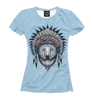 Женская футболка Медведь шаман