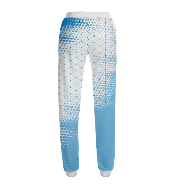 Женские спортивные штаны с изображением SSC Napoli / Наполи цвета Белый