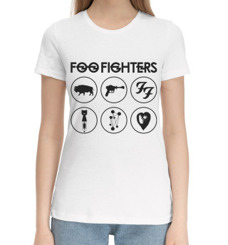 Хлопковая футболка для девочек Foo Fighters