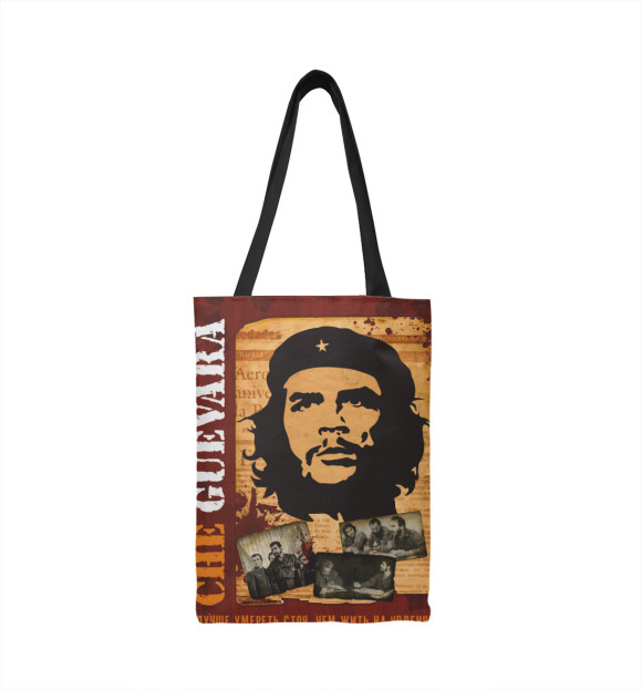 Сумка-шоппер с изображением Че Гевара цвета 