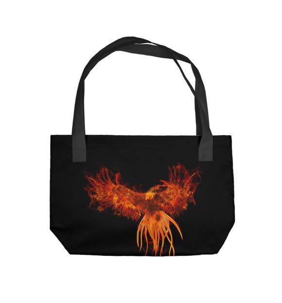 Пляжная сумка с изображением Феникс цвета 