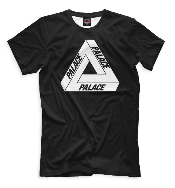 Мужская футболка с изображением Palace цвета Черный
