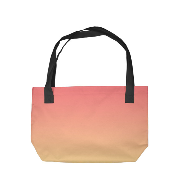 Пляжная сумка с изображением Попалась на Юркин крючок цвета 