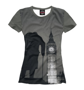 Женская футболка Назад во времени - Лондон