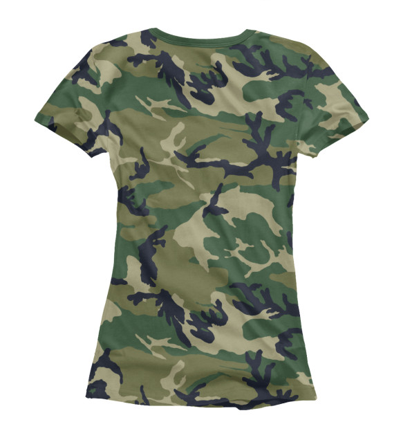 Женская футболка с изображением Войска связи цвета Белый