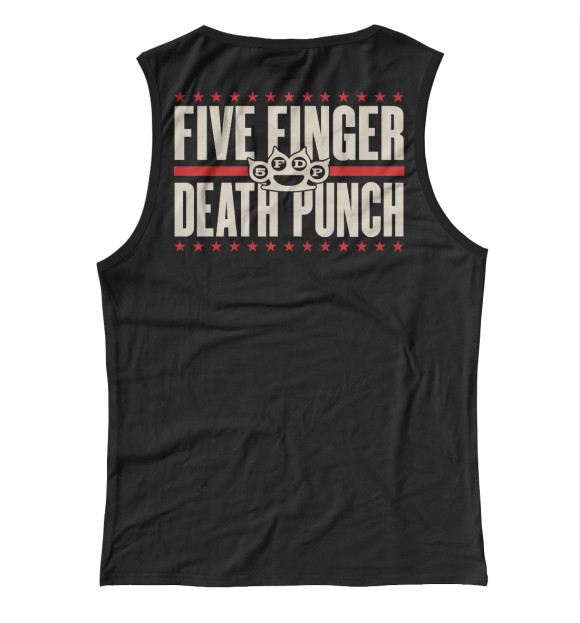Майка для девочки с изображением Five Finger Death Punch цвета Белый