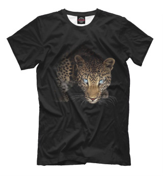 Мужская футболка Леопард