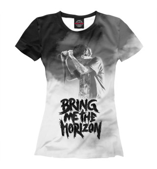 Женская футболка Bring Me the Horizon дым