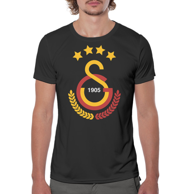 Мужская футболка с изображением Galatasaray цвета Белый