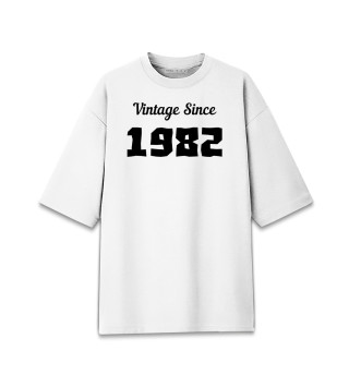 Женская футболка оверсайз Vintage Since 1982