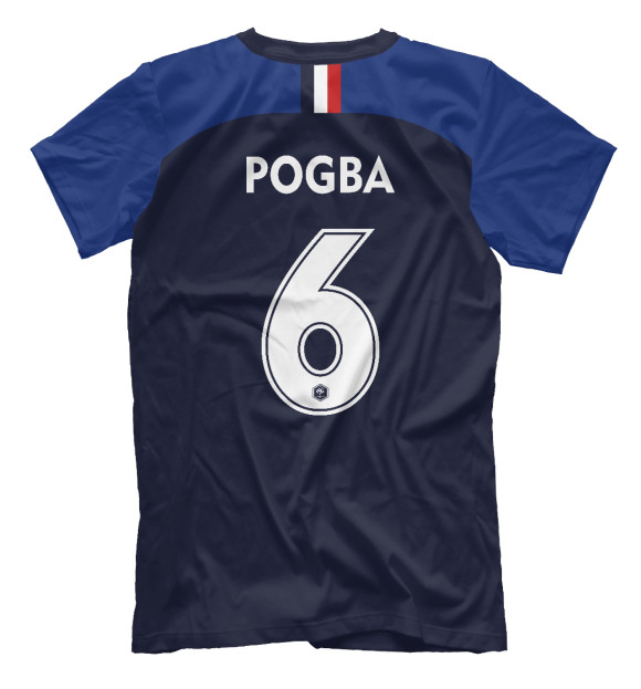 Футболка для мальчиков с изображением Поль Погба - Сборная Франции цвета Белый