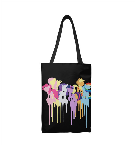Сумка-шоппер с изображением My Little Pony цвета 